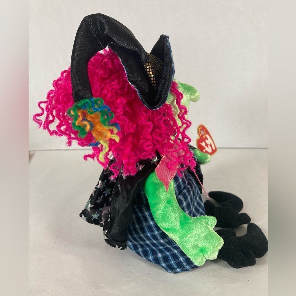 Scary the Witch 2000- TY Beanie Baby Retired Halloween Fall Plush Toy Hag Wiccan - Picture 5 of 10